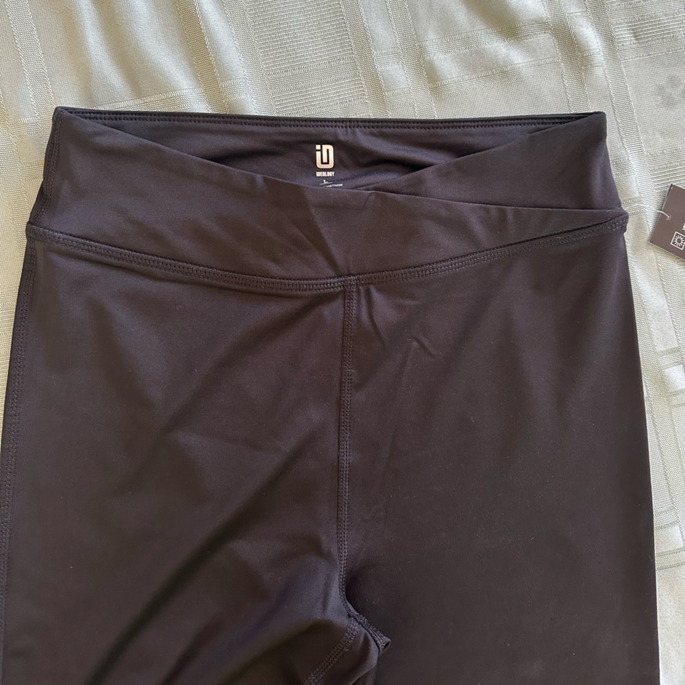 Elegant Black flare leggings - Large